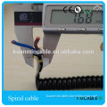Shanghai produced spiral cable uv resistant coiled cable
